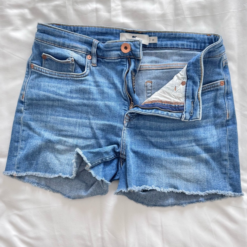Vineyard Vines Light Blue Jean Shorts
